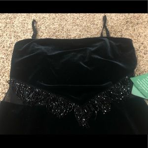 Vintage 90’s Patra velvet see thru shimmy dress